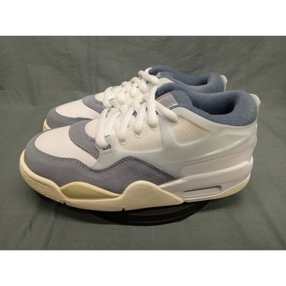 Nike Boys Air Jordan 4 RM (GS) Sneakers Suede White Blue Size 4.5 NEW IN BOX! - Picture 6 of 12